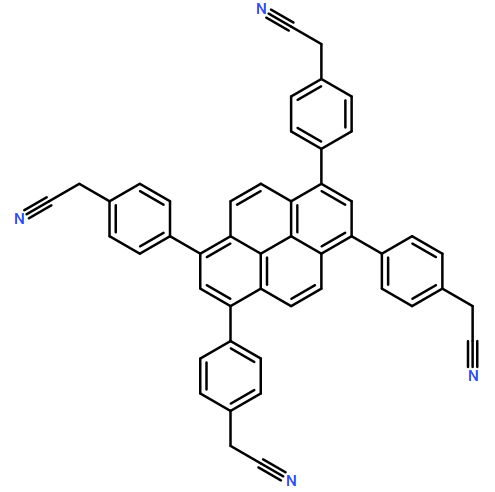2,2',2'',2'''-(pyrene-1,3,6,8-tetrayltetrakis(benzene-4,1-diyl))tetraacetonitrile