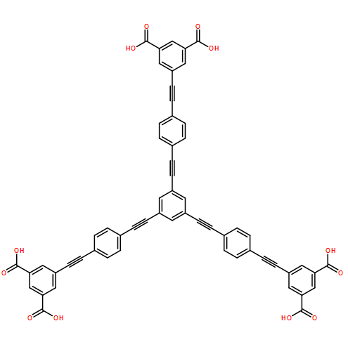 5,5',5''-[1,3,5-Benzenetriyltris(2,1-ethynediyl-4,1-phenylene-2,1-ethynediyl)]tris[1,3-benzenedicarboxylic acid]