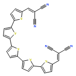 5,5''''-di(2,2-dicyanovinyl)-2,2':5',2'':5'',2''':5''',2''''-quinquethiophene