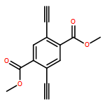Dimethyl 2,5-diethynylterephthalic acid