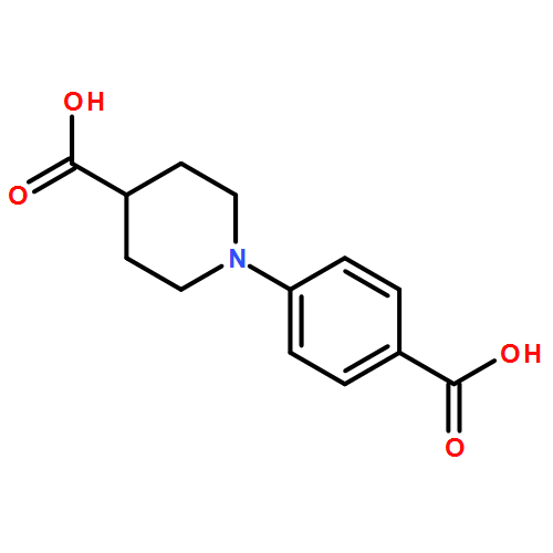 1-(4-Carboxyphenyl)-4-piperidinecarboxylic acid