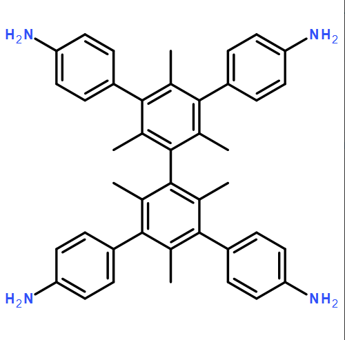 5',5''-bis(4-aminophenyl)-2',2'',4',4'',6',6''-hexamethyl-[1,1':3',1'':3'',1'''-quaterphenyl]-4,4'''-diamine
