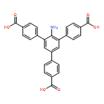 2'-amino-5'-(4-carboxyphenyl)-[1,1':3',1''-terphenyl]-4,4''-dicarboxylic acid