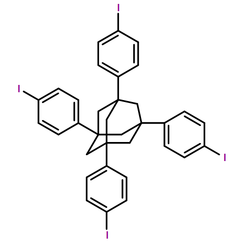 1，3，5，7-四（4-碘苯基）金刚烷