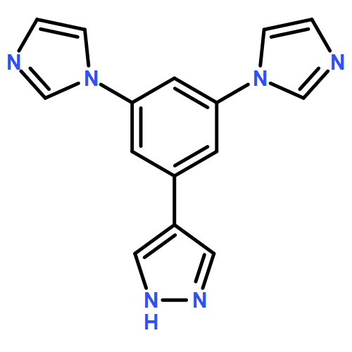 1,1'-(5-(1H-pyrazol-4-yl)-1,3-phenylene)bis(1H-imidazole)