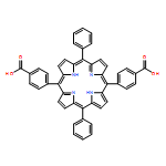 5,15-diphenyl-10,20-di(4-carboxyphenyl)porphine