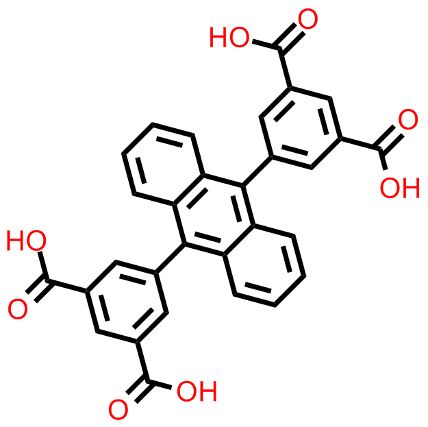 9.10-二(3',5'-二羧基苯 基)蒽