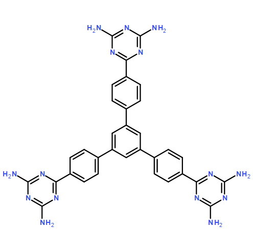 6,6'-(5'-(4-(4,6-Diamino-1,3,5-triazin-2-yl)phenyl)-[1,1':3',1''-terphenyl]-4,4''-diyl)bis(1,3,5-triazine-2,4-diamine)