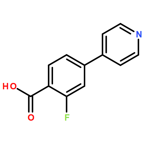 2-Fluoro-4-(4-pyridinyl)benzoic acid