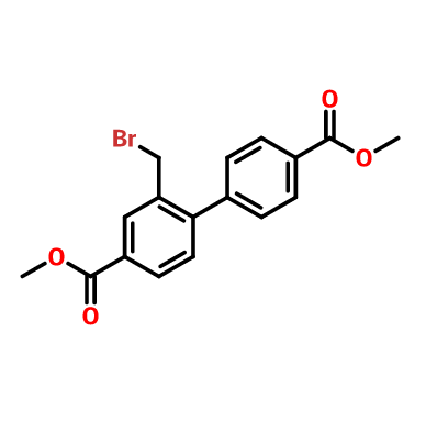 dimethyl 2-(bromomethyl)-[1,1'-biphenyl]-4,4'-dicarboxylate