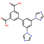 3',5'-di-1H-1,2,4-triazol-1-yl-[1,1'-Biphenyl]-3,5-dicarboxylic acid