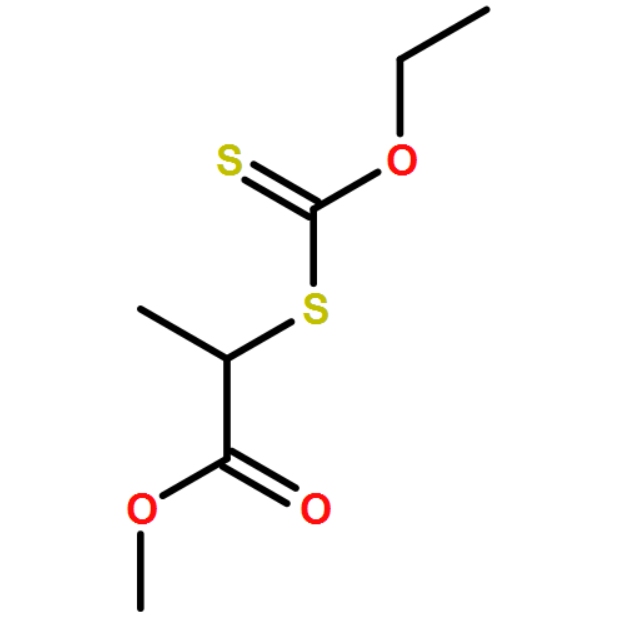 Propanoic acid, 2-[(ethoxythioxomethyl)thio]-, methyl ester