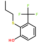 Phenol, 2-​(propylthio)​-​3-​(trifluoromethyl)​-