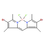 4,4-difluoro-2,6-dibromo-1,3,5,7-tetramethyl-4-bora-3a,4a-diaza-s-indacene