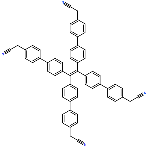 2,2',2'',2'''-(ethene-1,1,2,2-tetrayltetrakis([1,1'-biphenyl]-4',4-diyl))tetraacetonitrile
