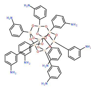 4,4',4'',4''',4'''',4''''',4'''''',4'''''''-pentacyclo[9.5.1.1~3,9~.1~5,15~.1~7,13~]octasiloxane-1,3,5,7,9,11,13,15-octayloctaaniline