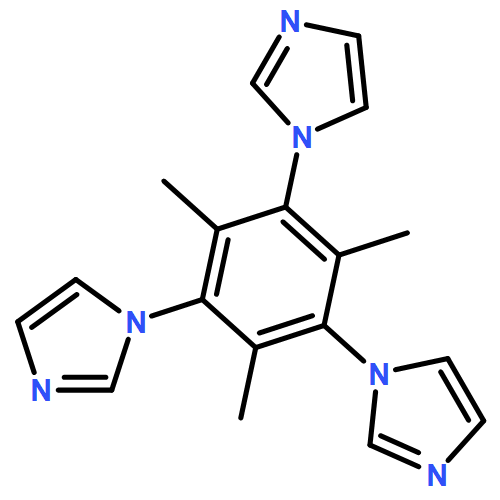 1,1',1''-(2,4,6-trimethylbenzene-1,3,5-triyl)tris(1H-imidazole)