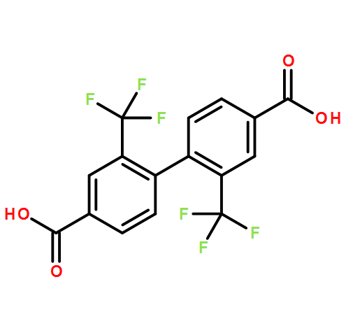 [1,1'-Biphenyl]-4,4'-dicarboxylic acid, 2,2'-bis(trifluoromethyl)-