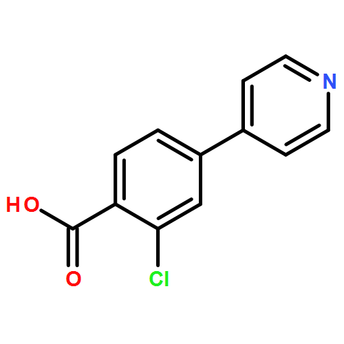 2-chloro-4-(pyridin-4-yl)benzoic acid