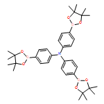 Benzenamine, 4-​(4,​4,​5,​5-​tetramethyl-​1,​3,​2-​dioxaborolan-​2-​yl)​-​N,​N-​bis[4-​(4,​4,​5,​5-​tetramethyl-​1,​3,​2-​dioxaborolan-​2-​yl)​phenyl]​-