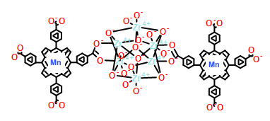 PCN-222(Mn)-structure