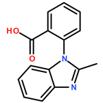 2-(2-methyl-1H-benzo[d]imidazol-1-yl)benzoic acid