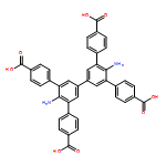 4'',6'-二氨基-5',5''-双(4-羧苯基)-[1,1':3',1'':3'', 1'''-四苯基]-4-,4'''-二羧酸