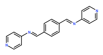 (N,N'E,N,N'E)-N,N'-(1,4-亚苯基双(甲基亚基亚基))双(吡啶-4-胺)