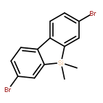 3,7-dibromo-5,5-dimethyl-5H-dibenzo[b,d]silole